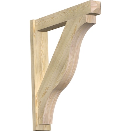Ekena Millwork Funston Craftsman Rough Sawn Outlooker, Douglas Fir, 6"W x 34"D x 38"H OUT06X34X38FST04RDF